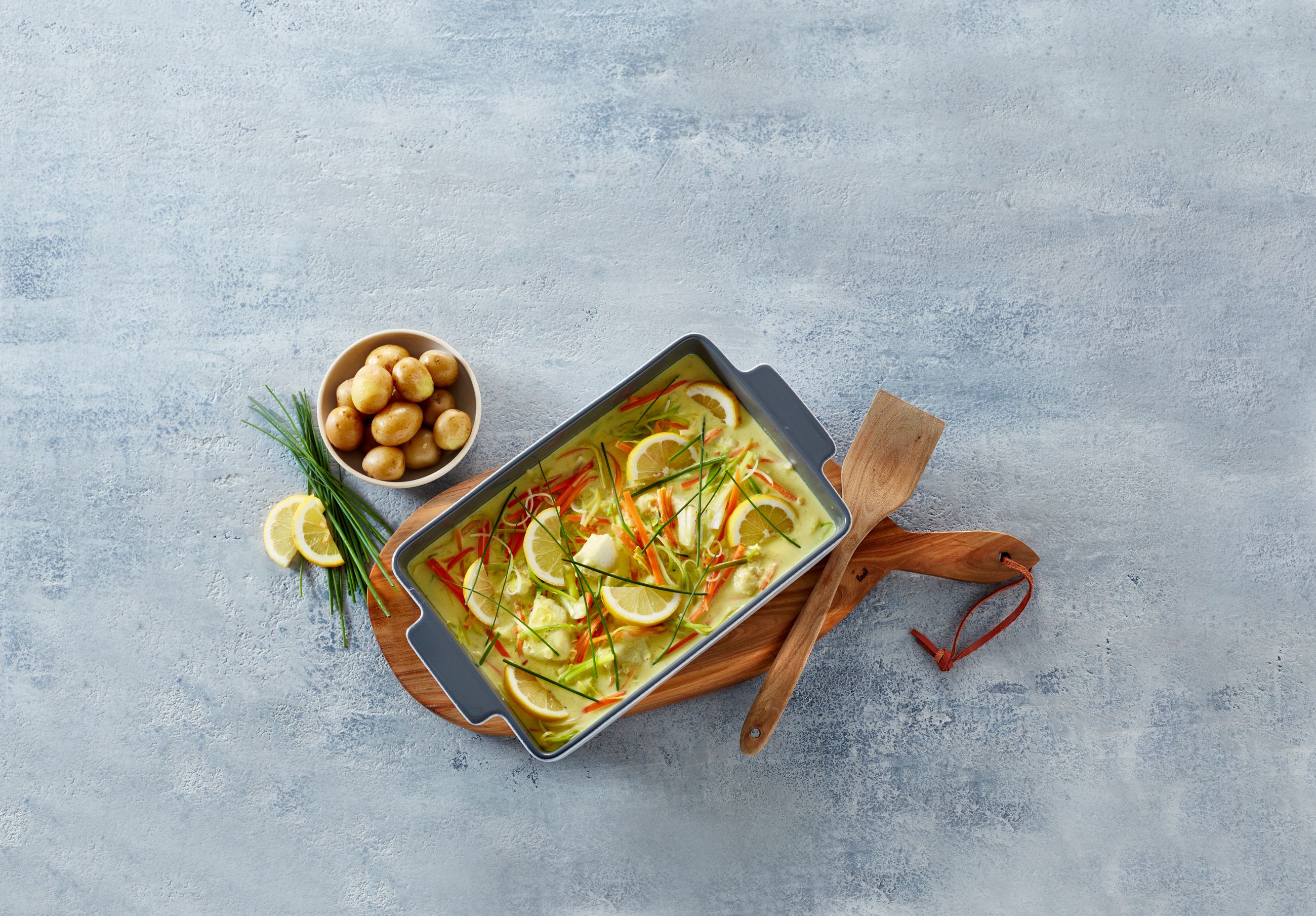 Torskegryte med karri