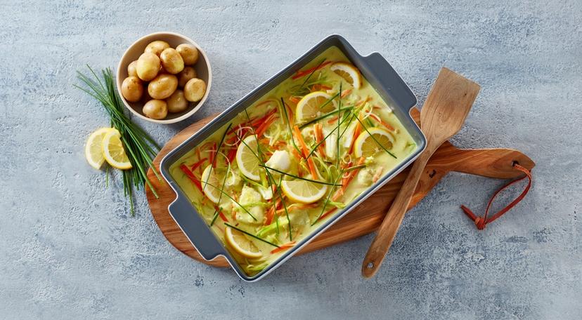 Torskegryte med karri