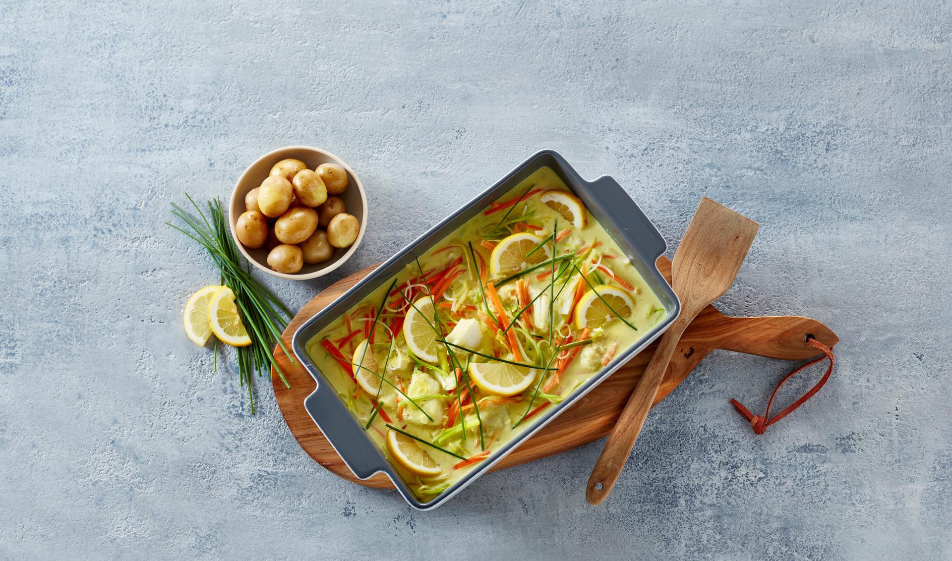 Torskegryte med karri