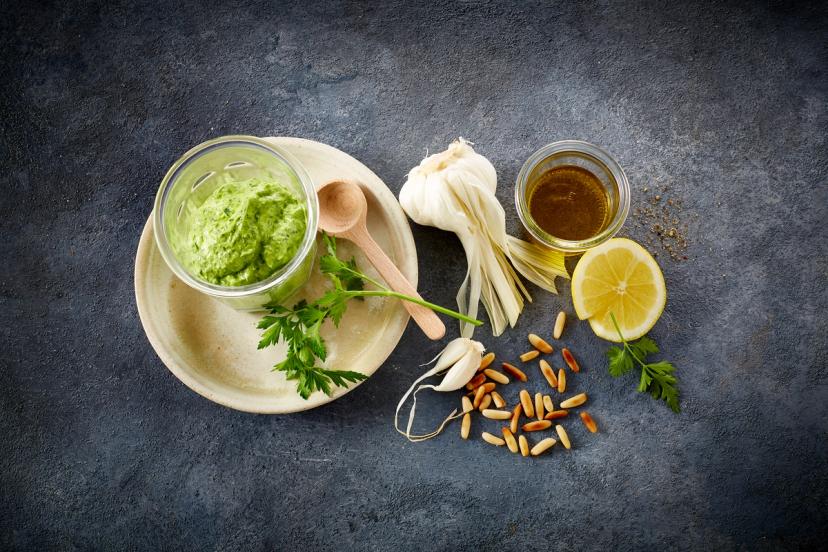 Dipp med persille og pesto