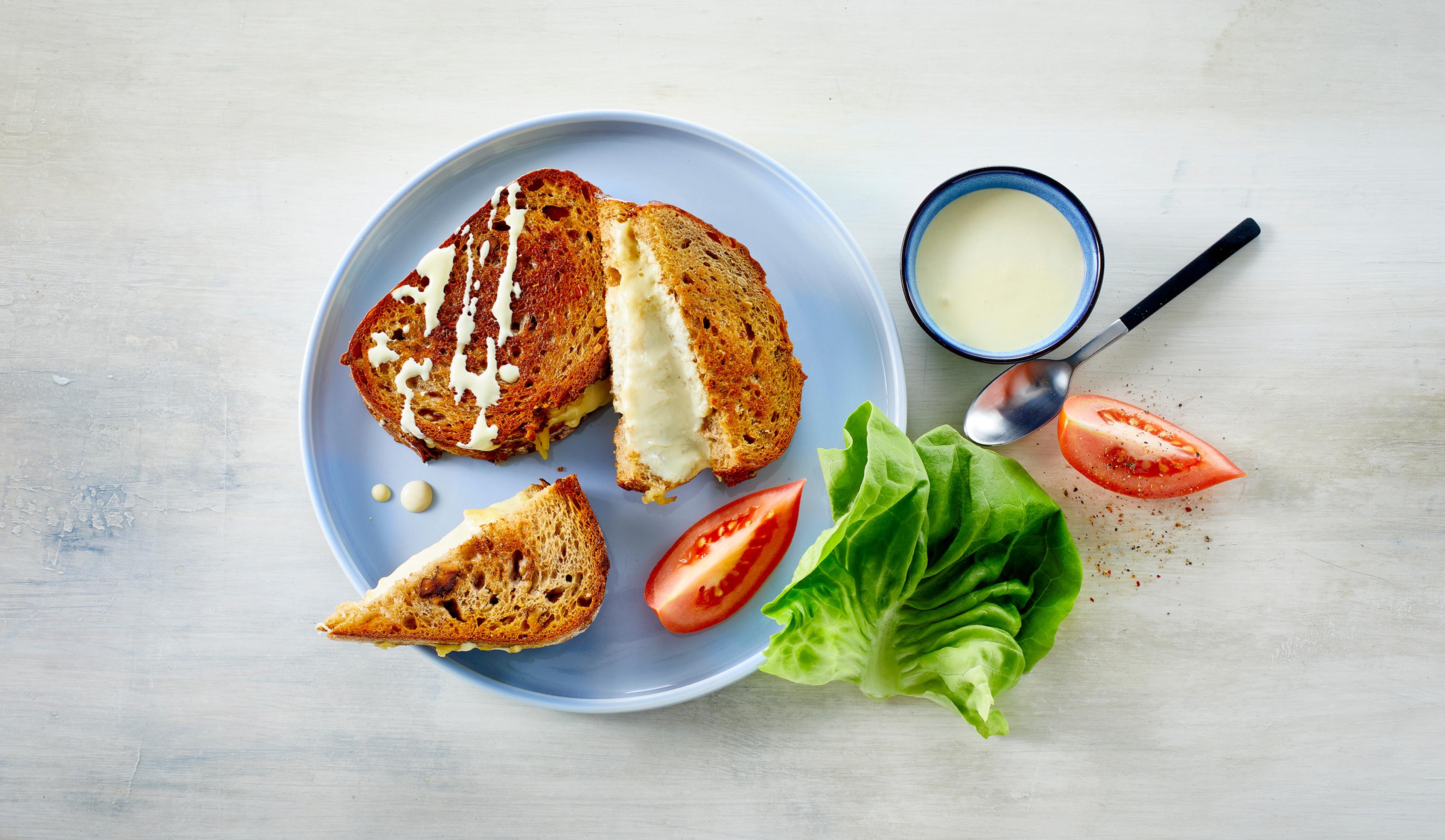 Toast med sennepskrem