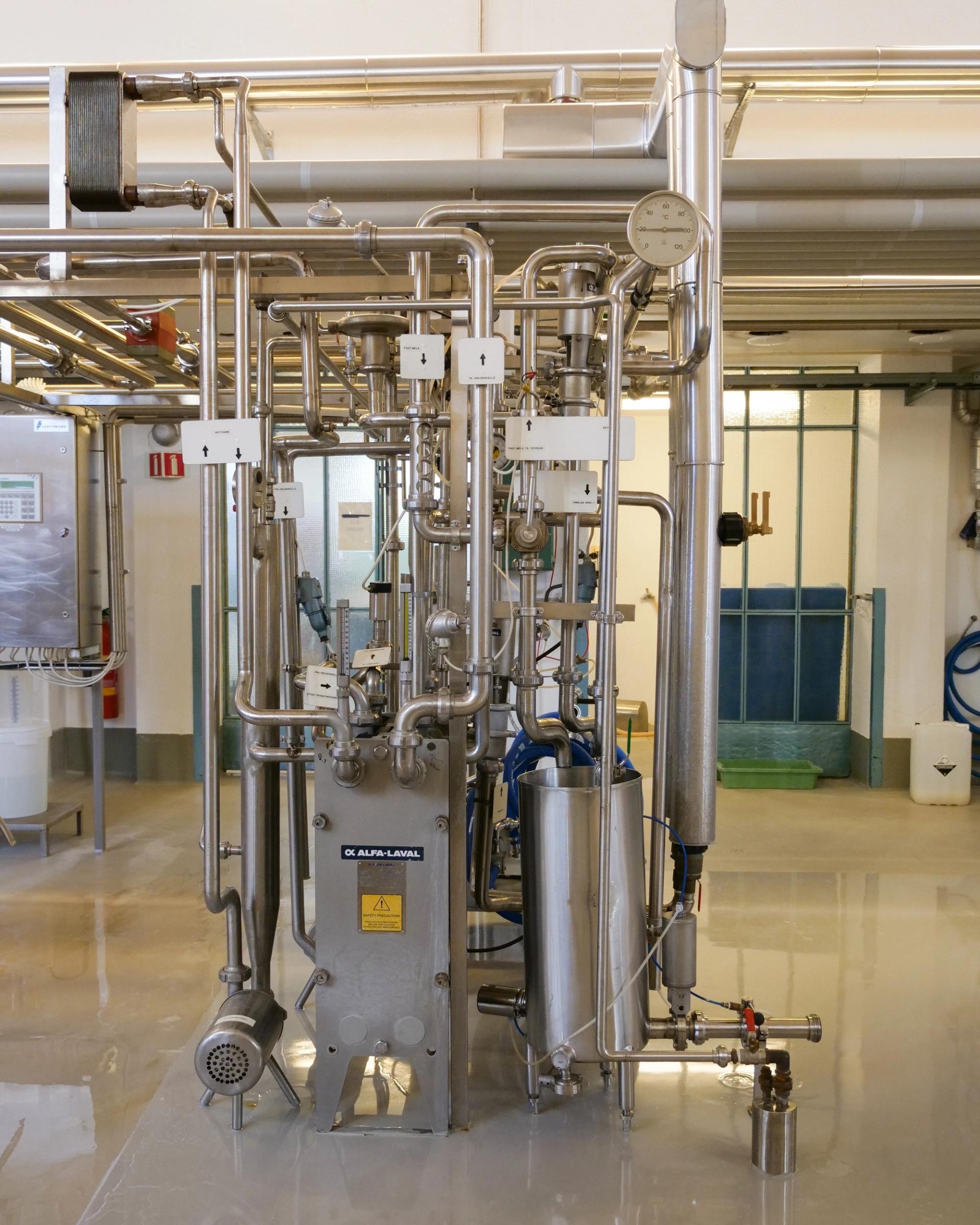 Pasteur til pasteurisering av melk