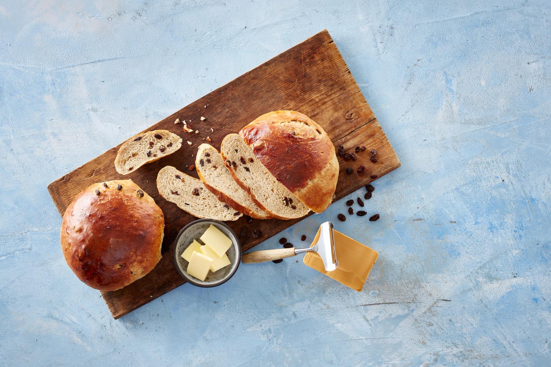 Julekake med brunost og smør