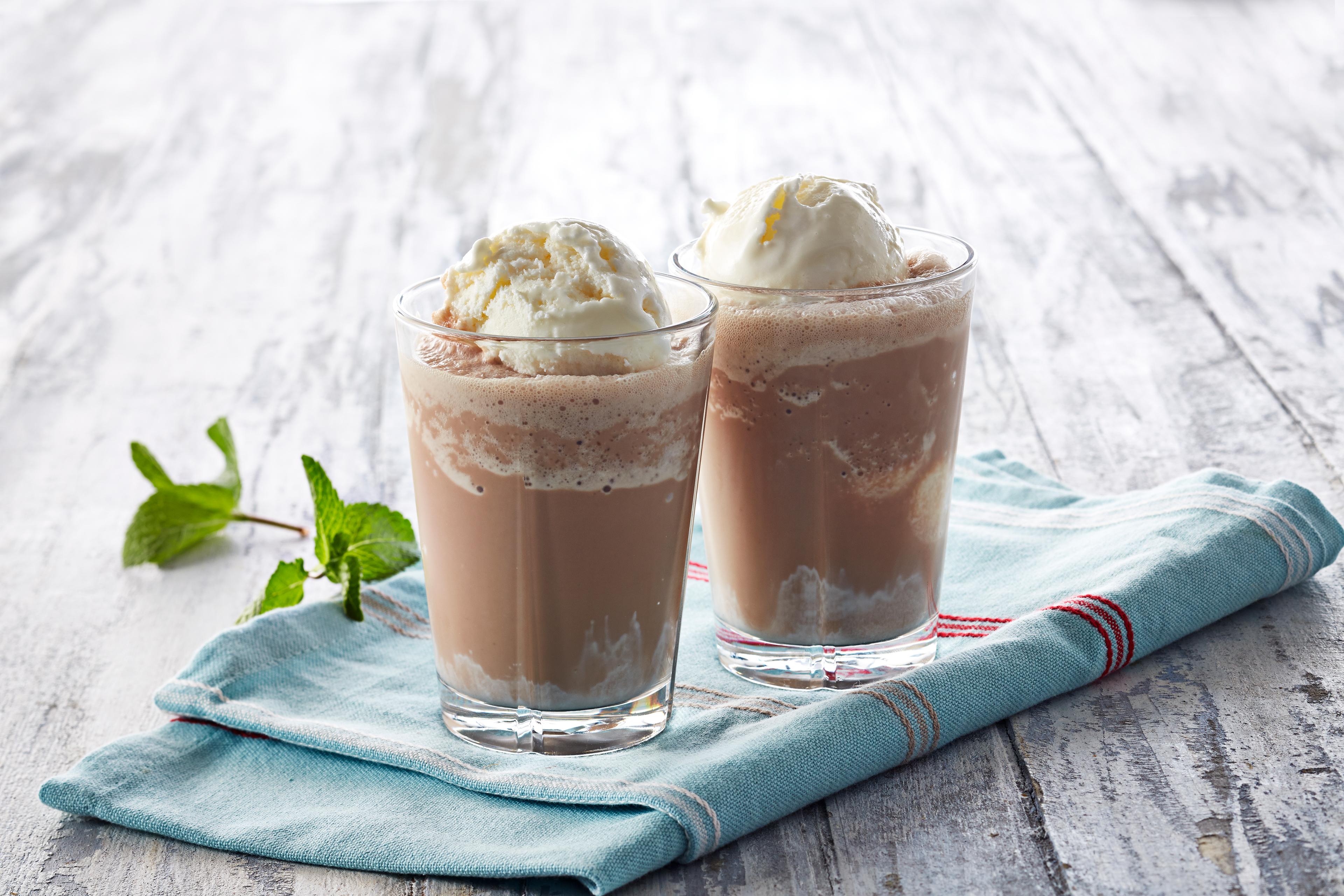 Sjokolademilkshake med kaffe