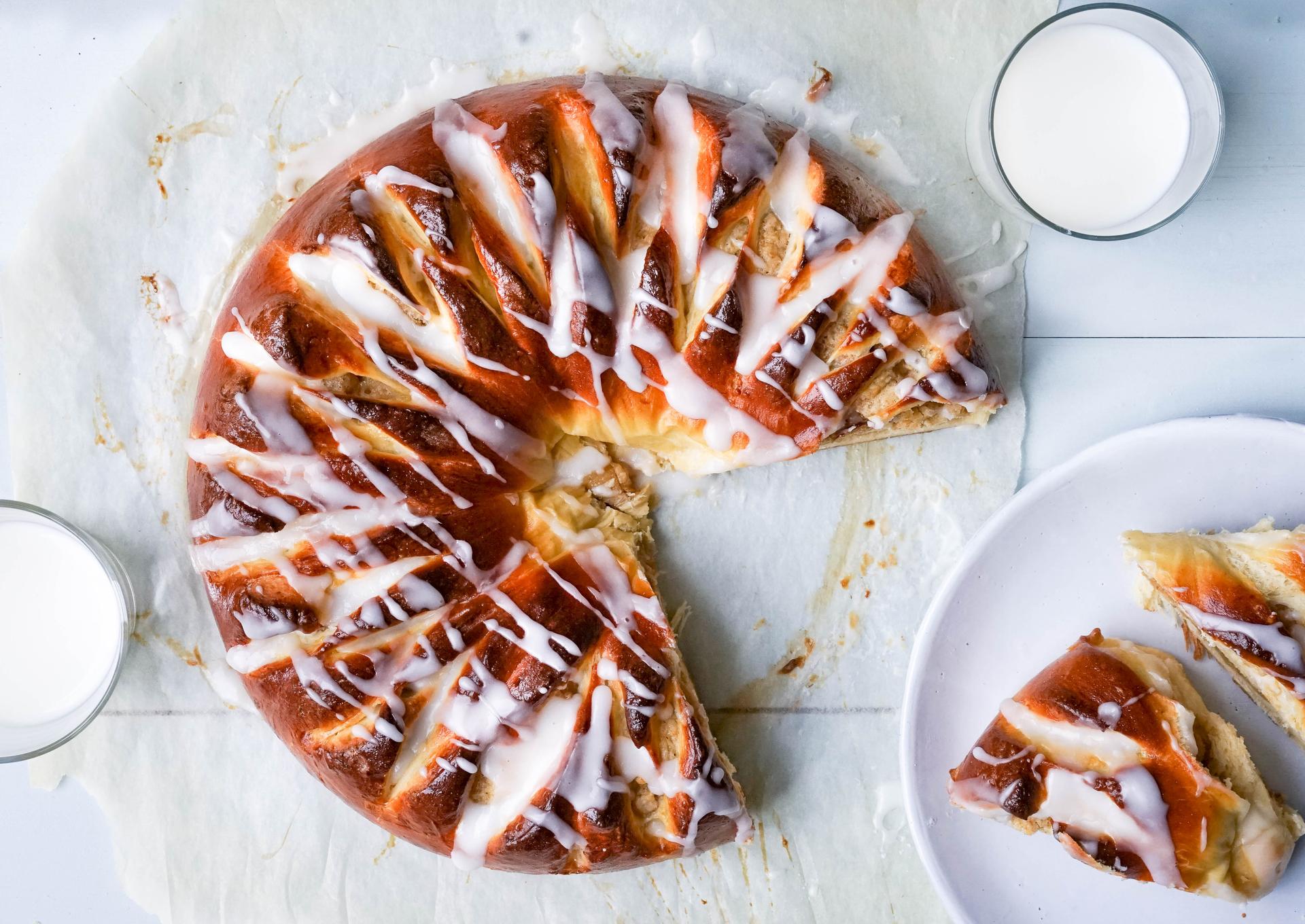 kringle med makronfyll