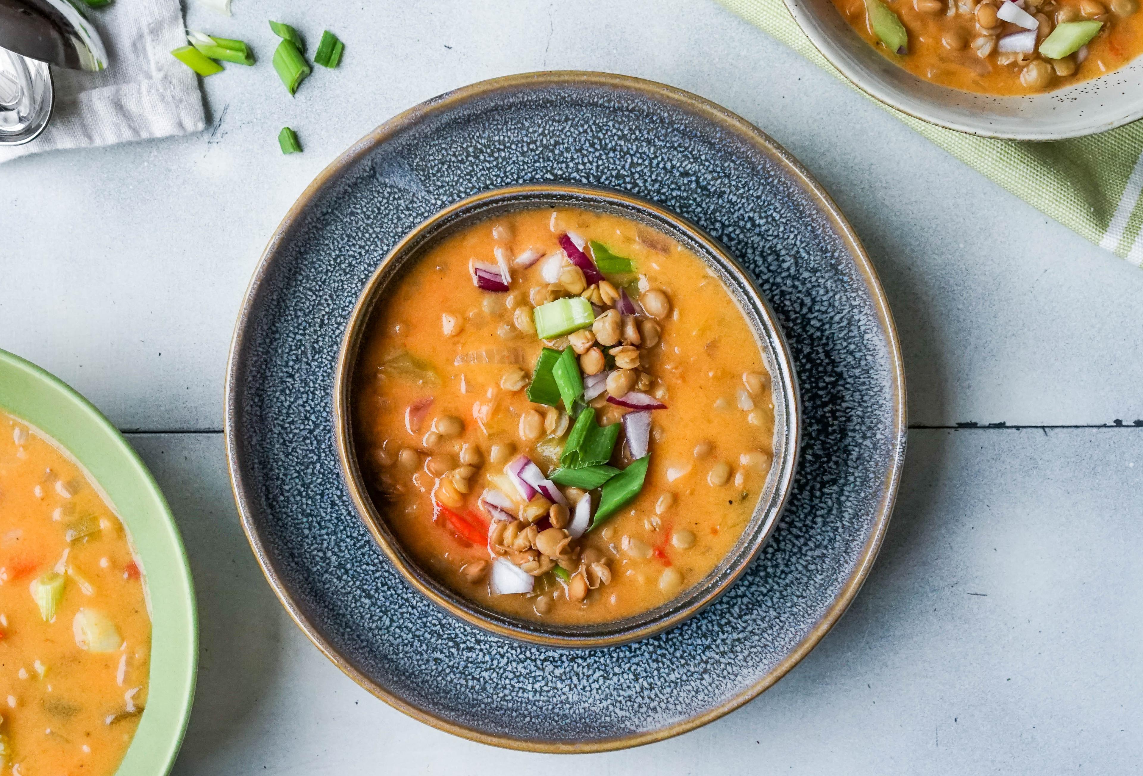 Linsesuppe med grønnsaker