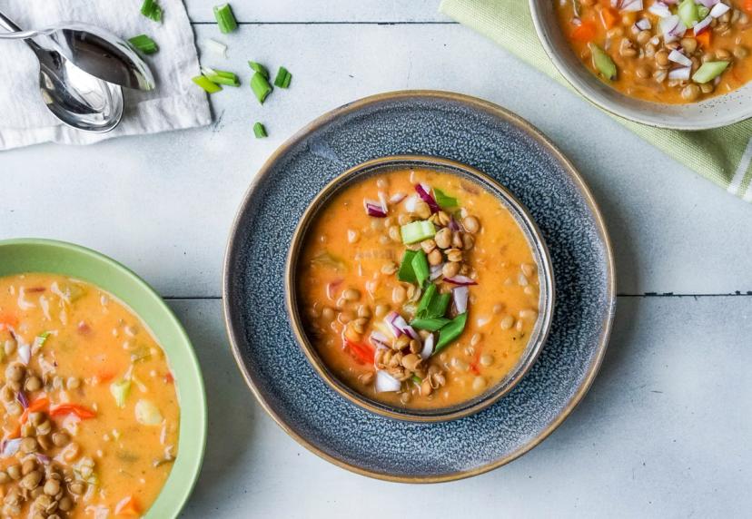 Linsesuppe med grønnsaker