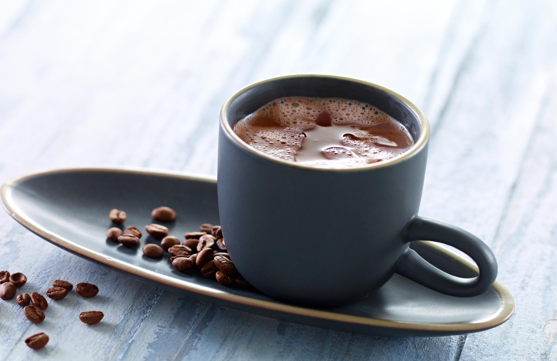 Varm sjokolade med kaffe