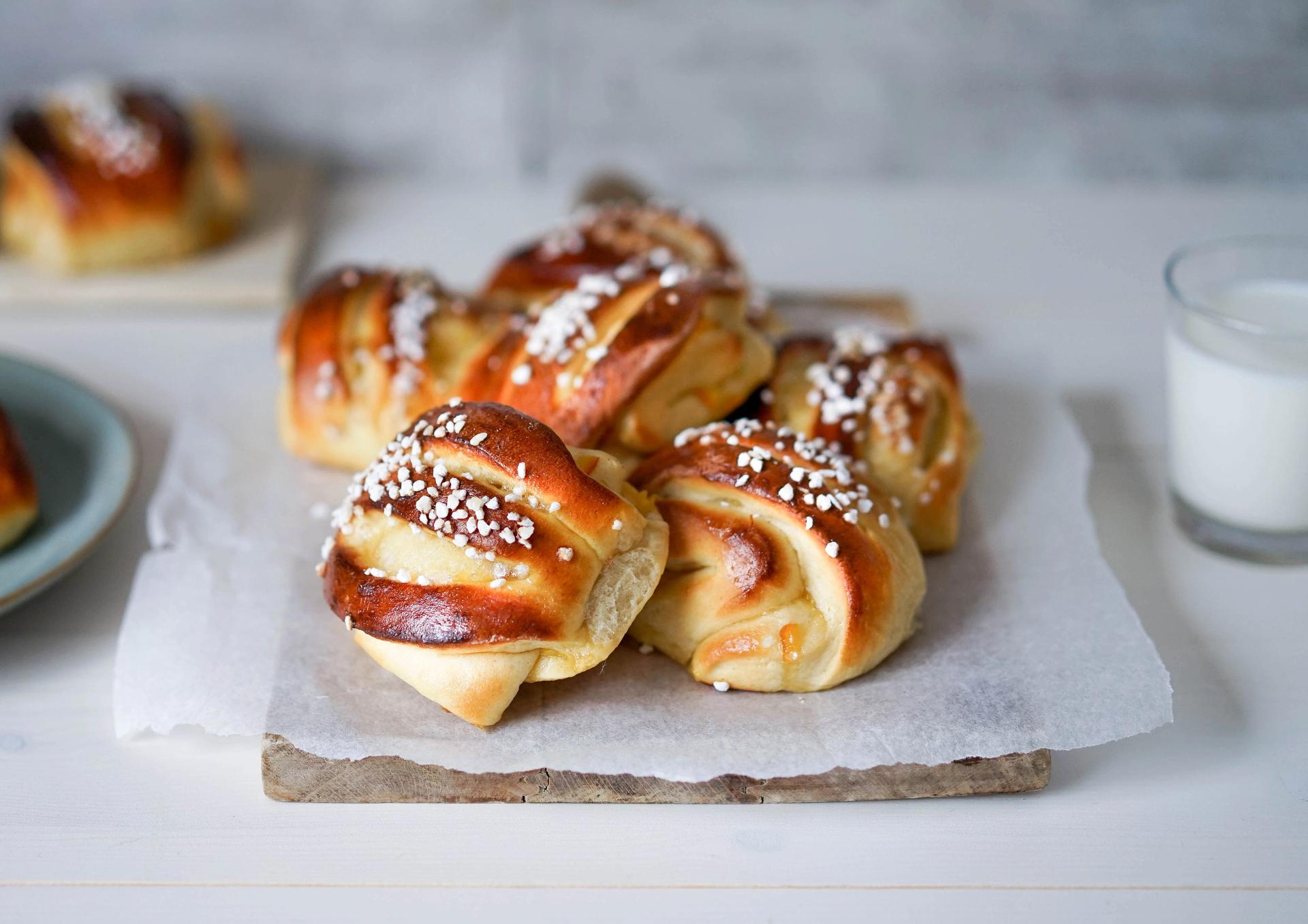 boller med appelsinmarmelade