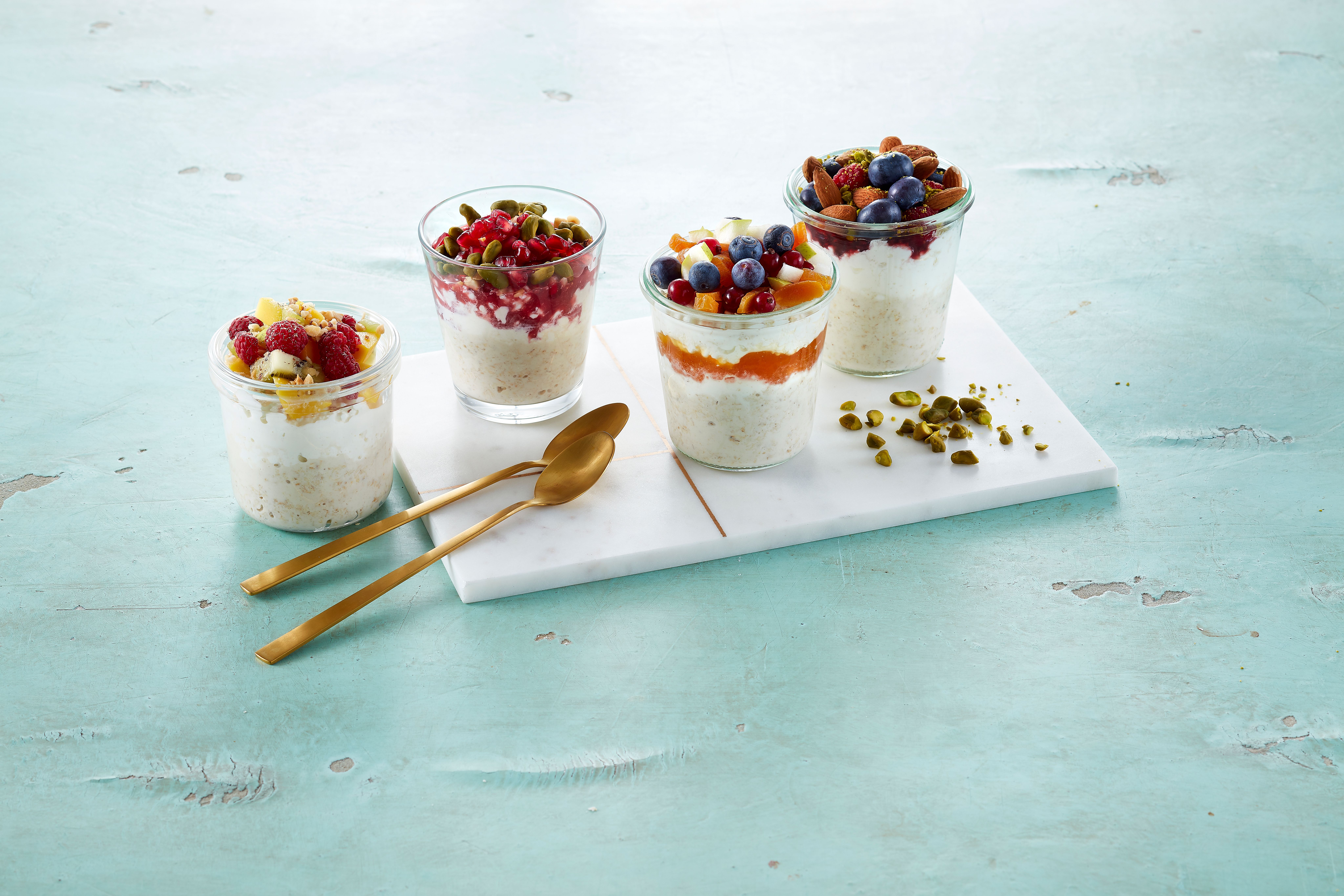 Kjøleskapsgrøt med cottage cheese 