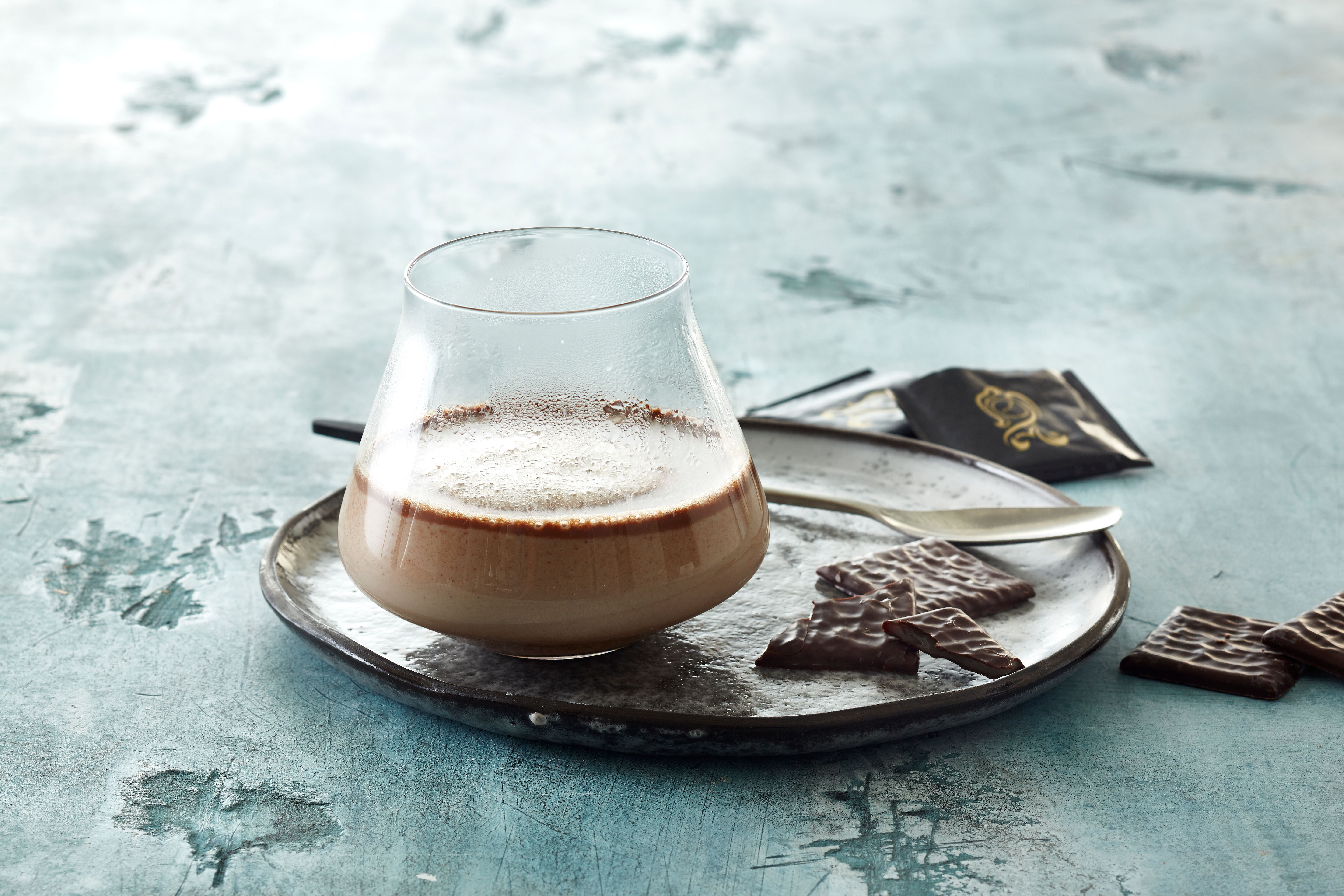 Varm melk med After Eight