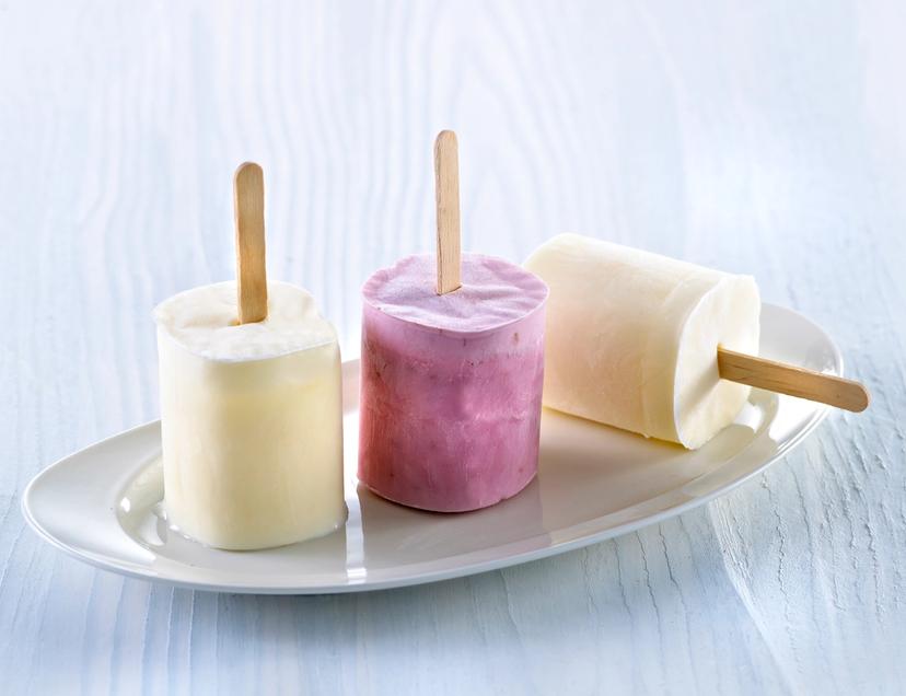 Yoghurtis på pinne
