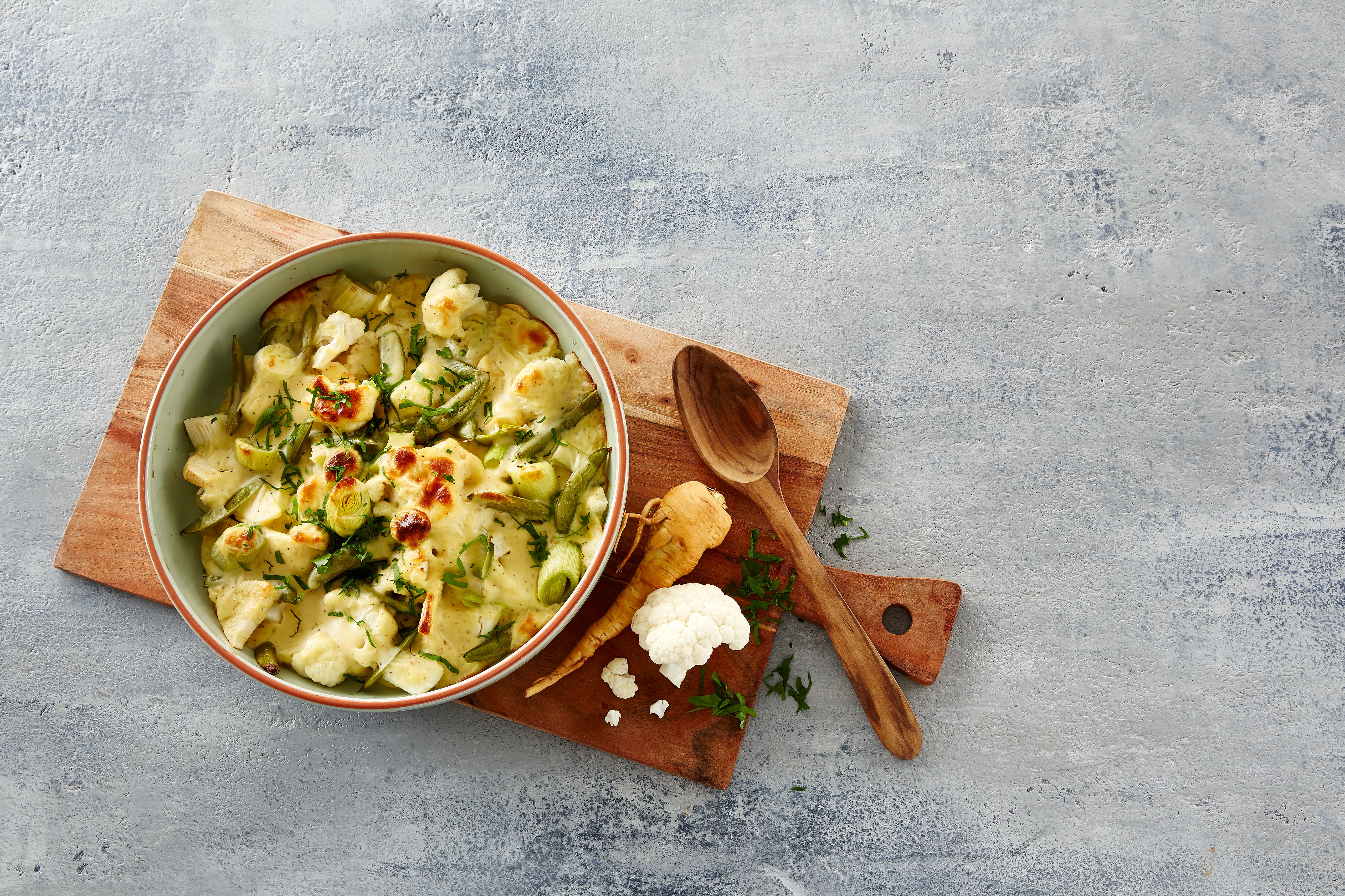 Gratinerte grønnsaker