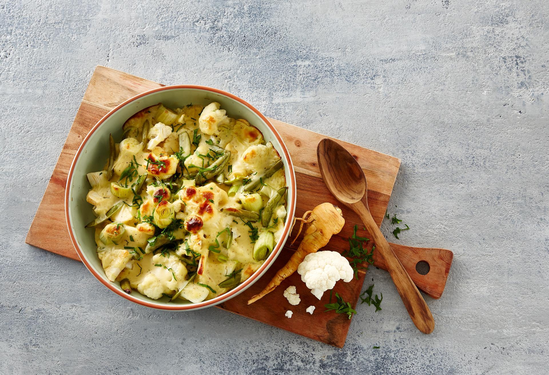 Gratinerte grønnsaker