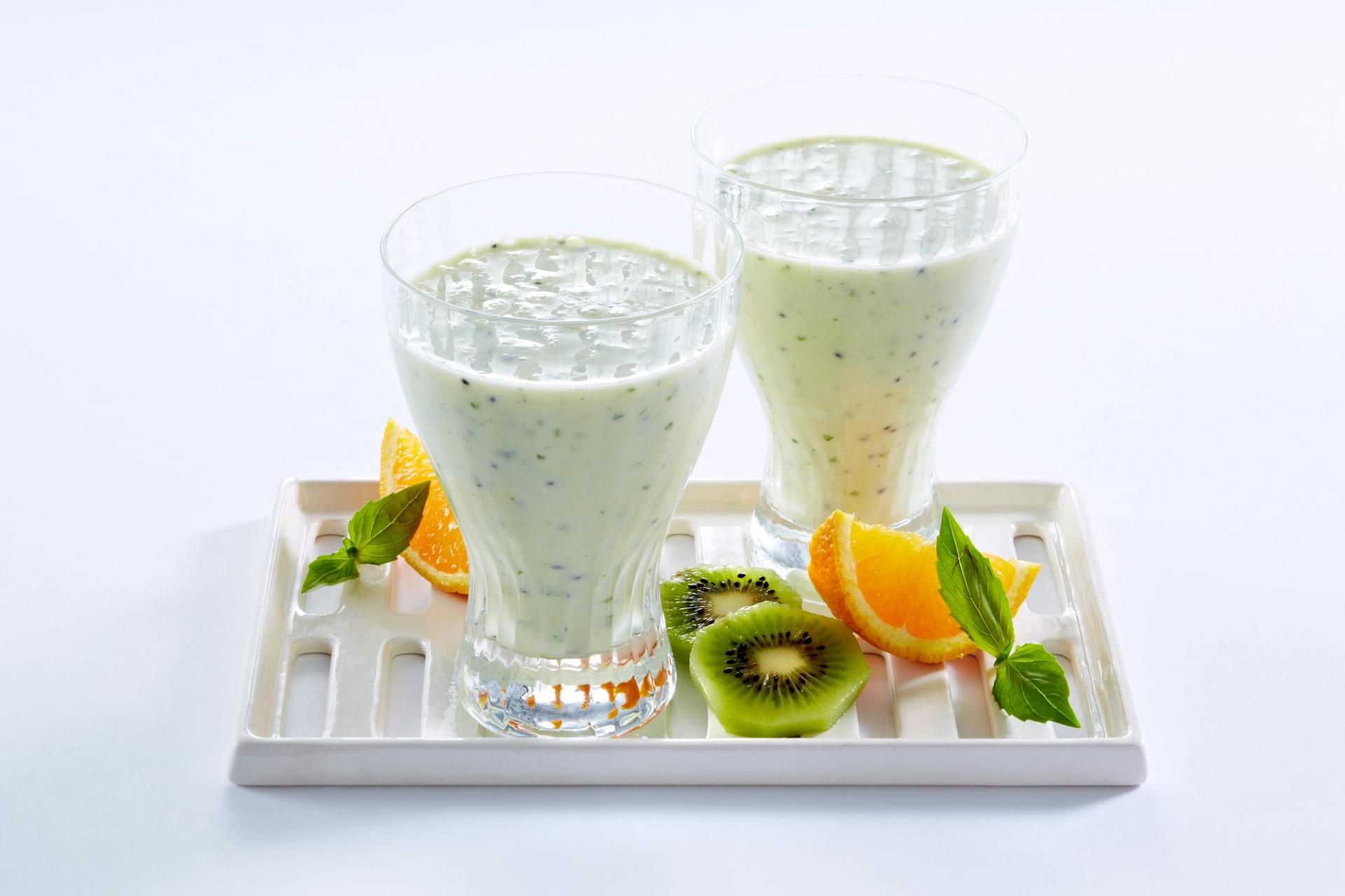 Smoothie med kiwi og appelsin