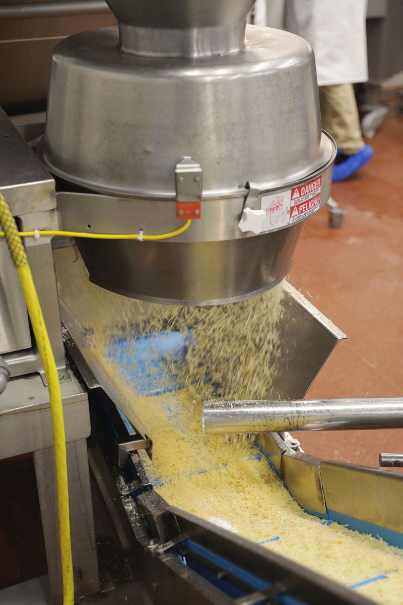 From conveyor to blade, cheeses are shredded or grated with precision, for consistent product every time.