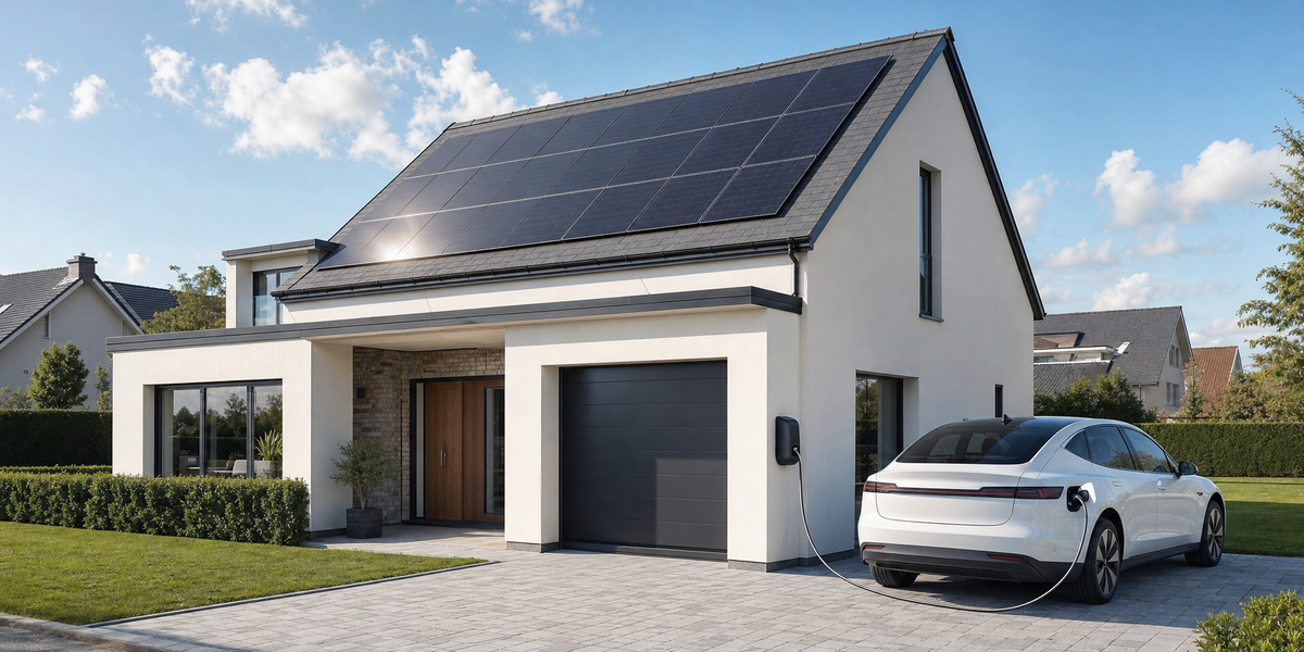 Charging Your Electric Vehicle with Solar Panels