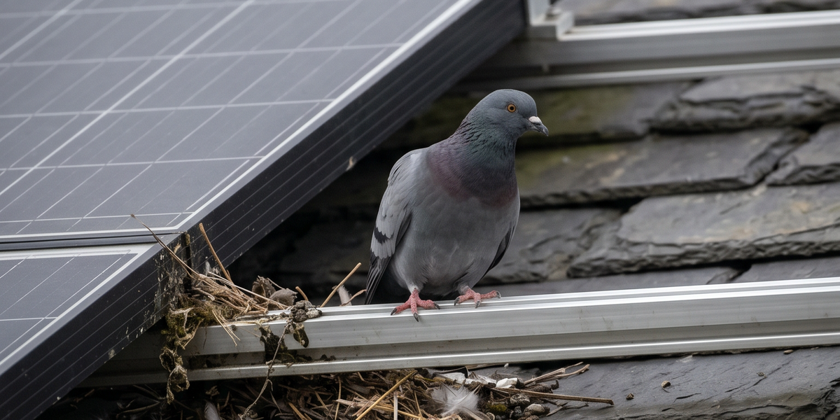 Birds Nesting Under Your Solar Panels? Here is What to Do