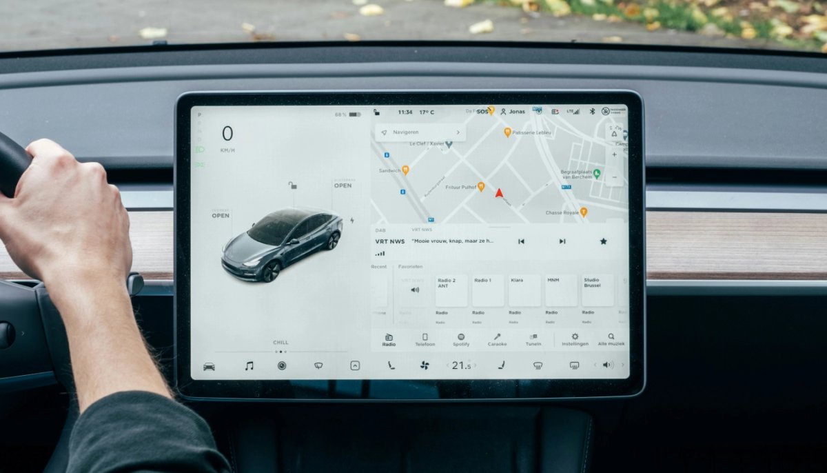 Car app inside the car