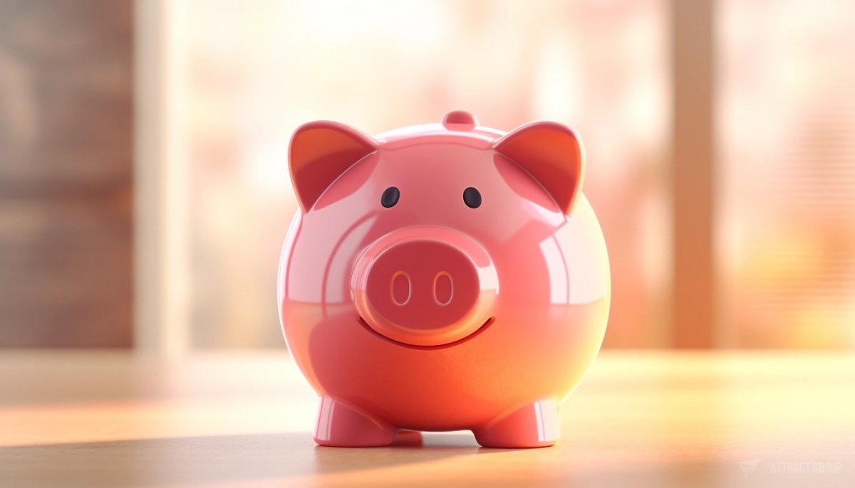 Startup Costs and Budgeting. Piggy bank.