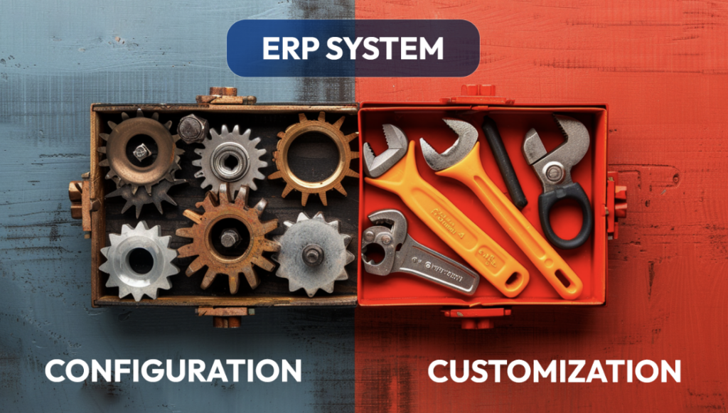 ERP System: Configuration vs Customization Explained illustration 1