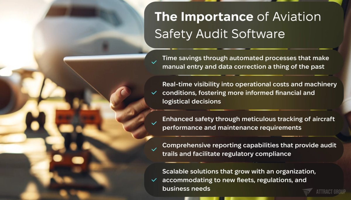 The Importance of Aviation Safety Audit Software

A person's hands holding a tablet. The person is wearing a high-visibility safety vest indicating they are a member of the ground crew or maintenance staff at an airport. 