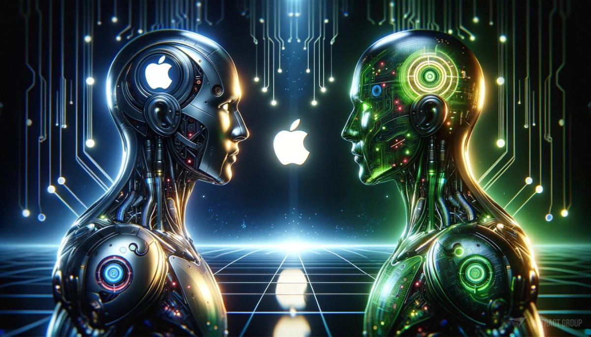 What Are Native Apps, two bots standing one opposite the other