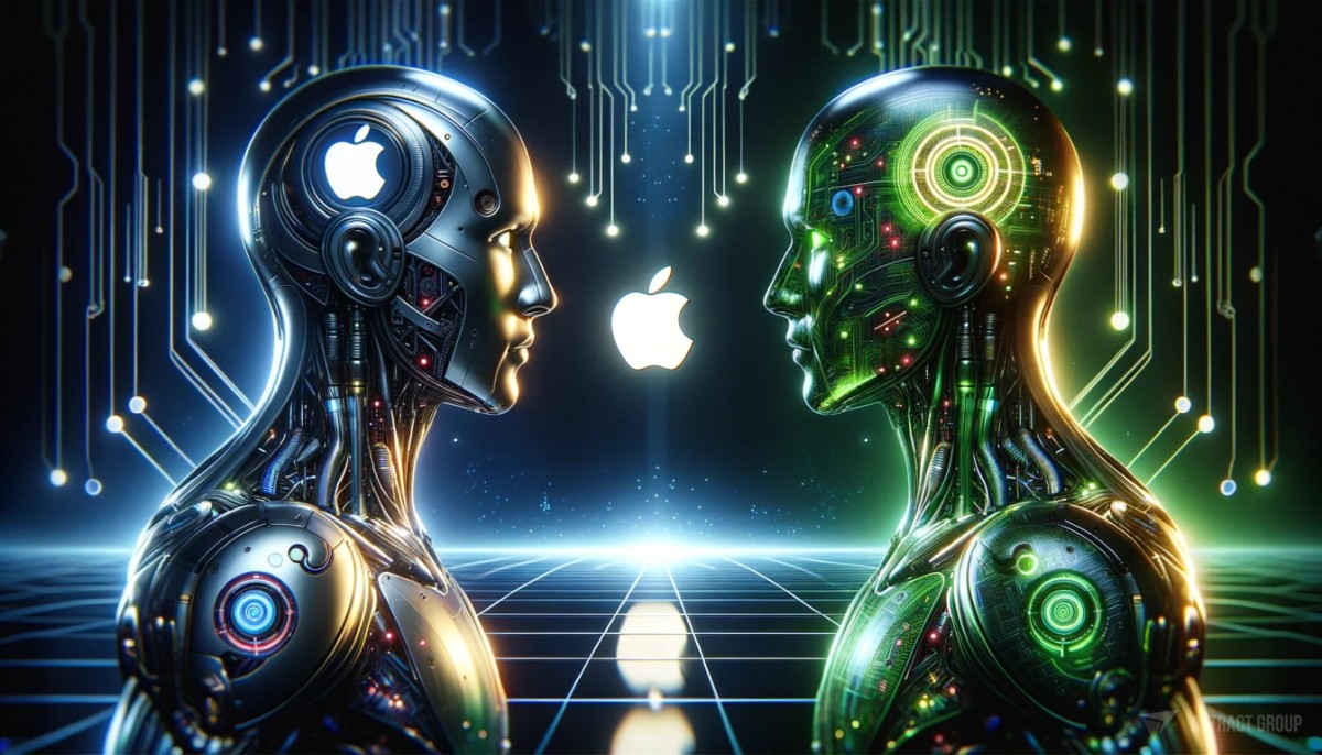 What Are Native Apps, two bots standing one opposite the other