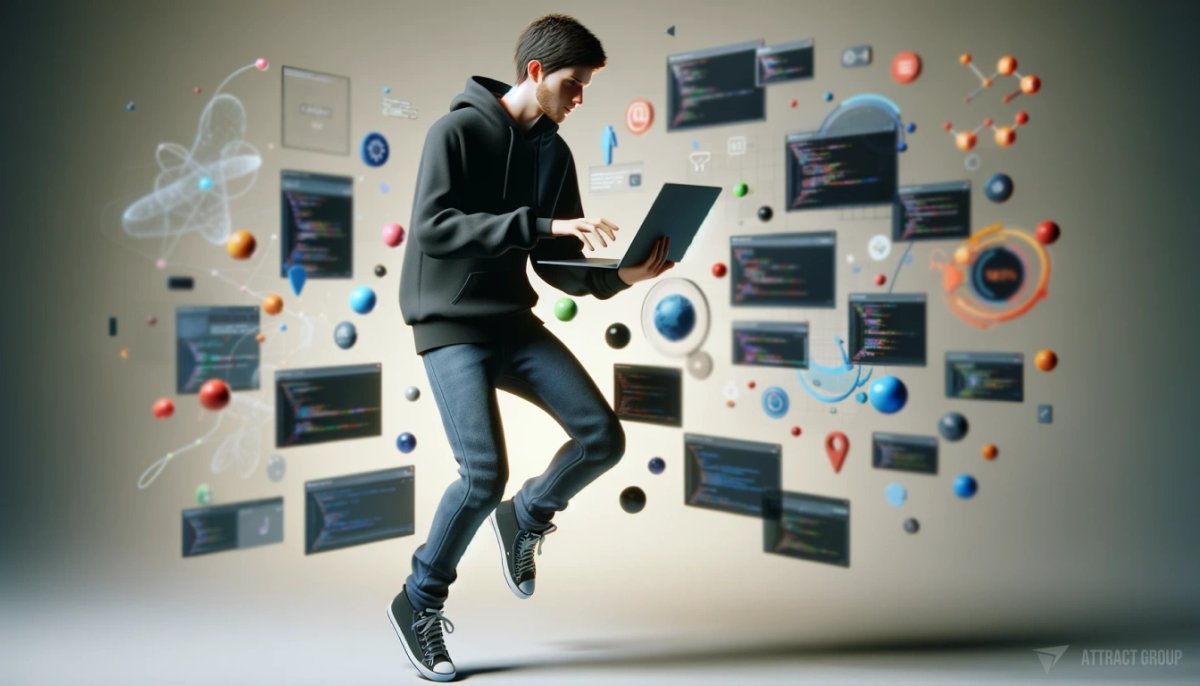 POC as a Launchpad for User-Centric Design and Functionality. 3D character in motion. 