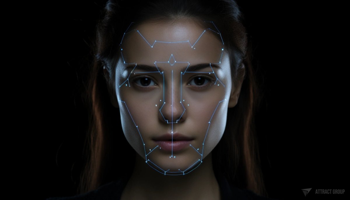 How Passwordless Authentication Works. Smartphone face authentication scan.