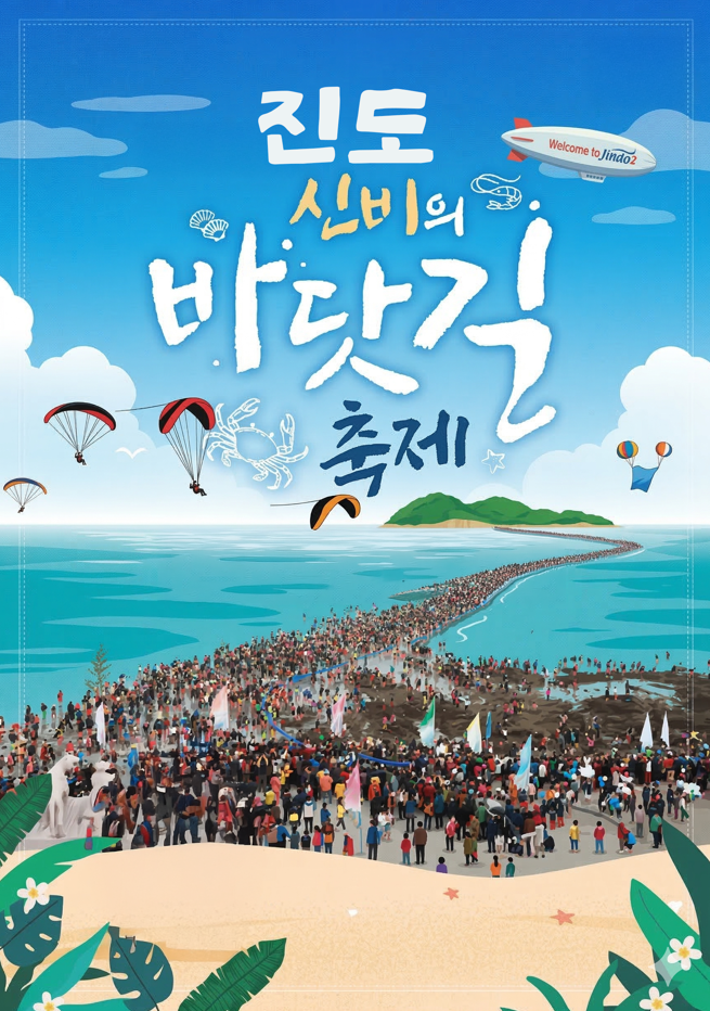 The Parting of the Sea! An Invitation to the 46th Jindo Miracle Sea Road Festival