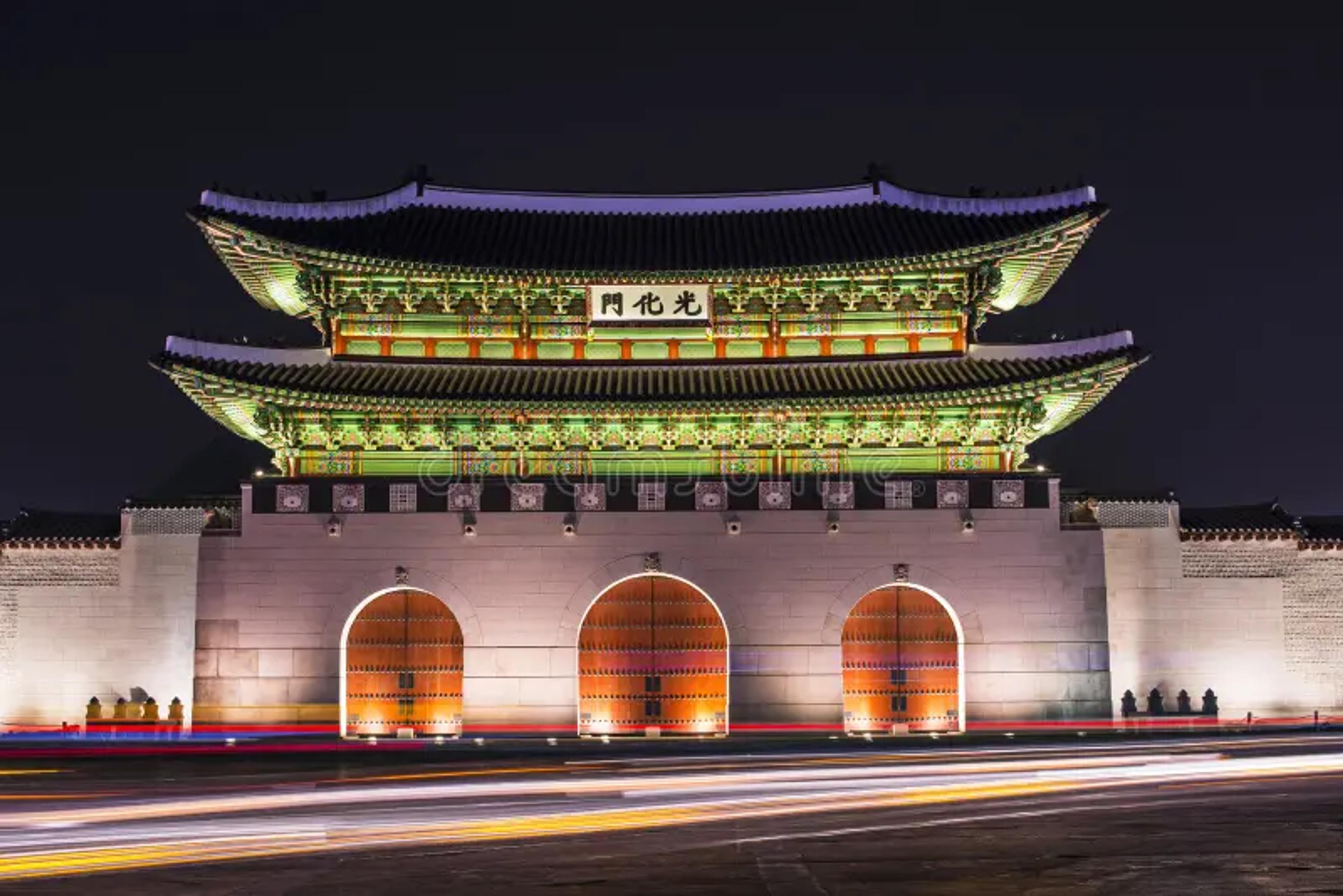 Gwanghwamun Gate Seoul South Korea