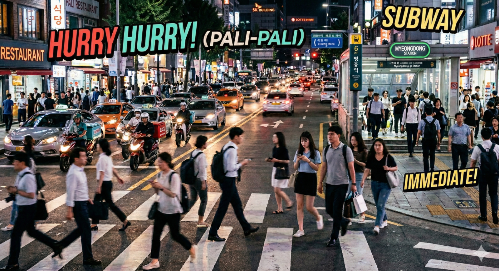 pali pali korean culture busy street