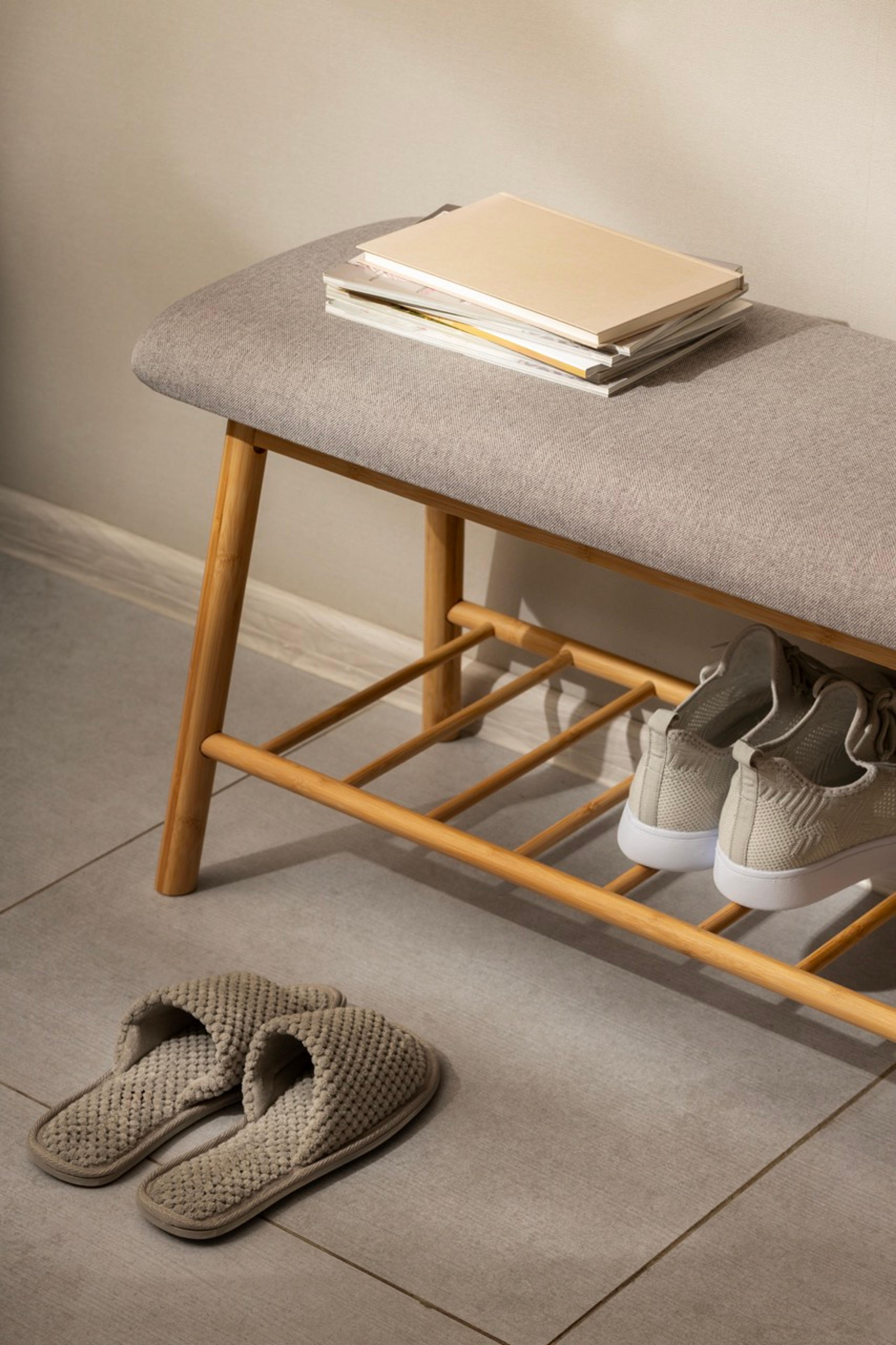 with the indoor slippers