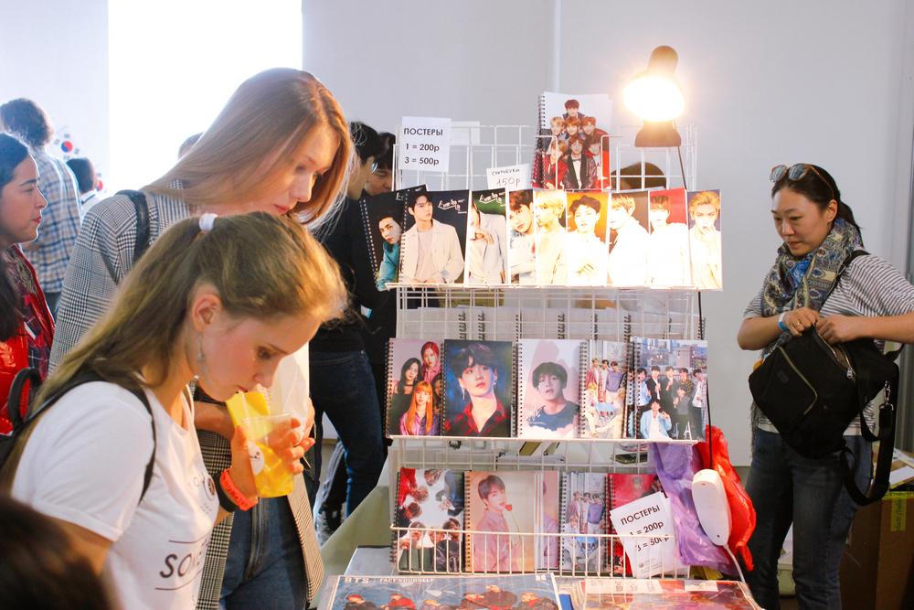 Saint Petersburg, Russia - April 20, 2019 KOREA COVER DREAM Hongdae Festival