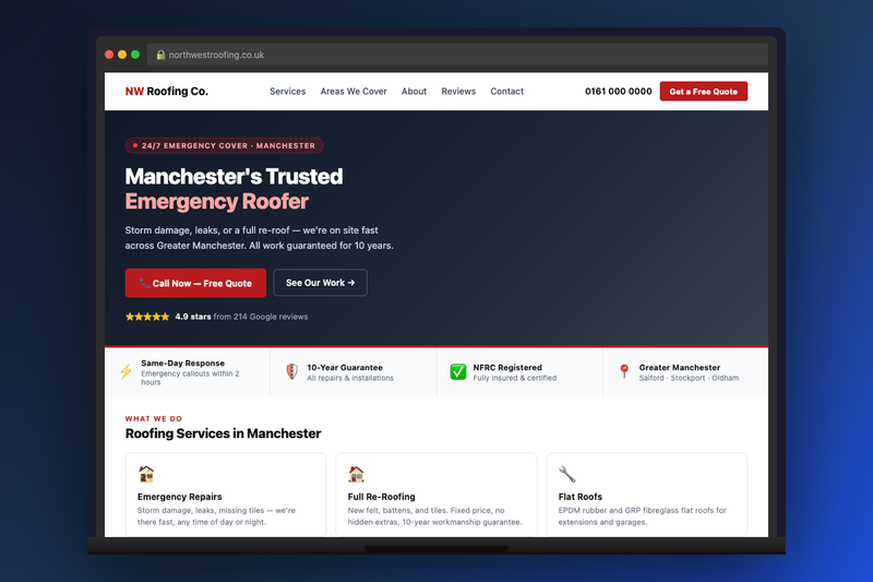 How a Manchester Roofing Company Doubled Its Leads in 90 Days