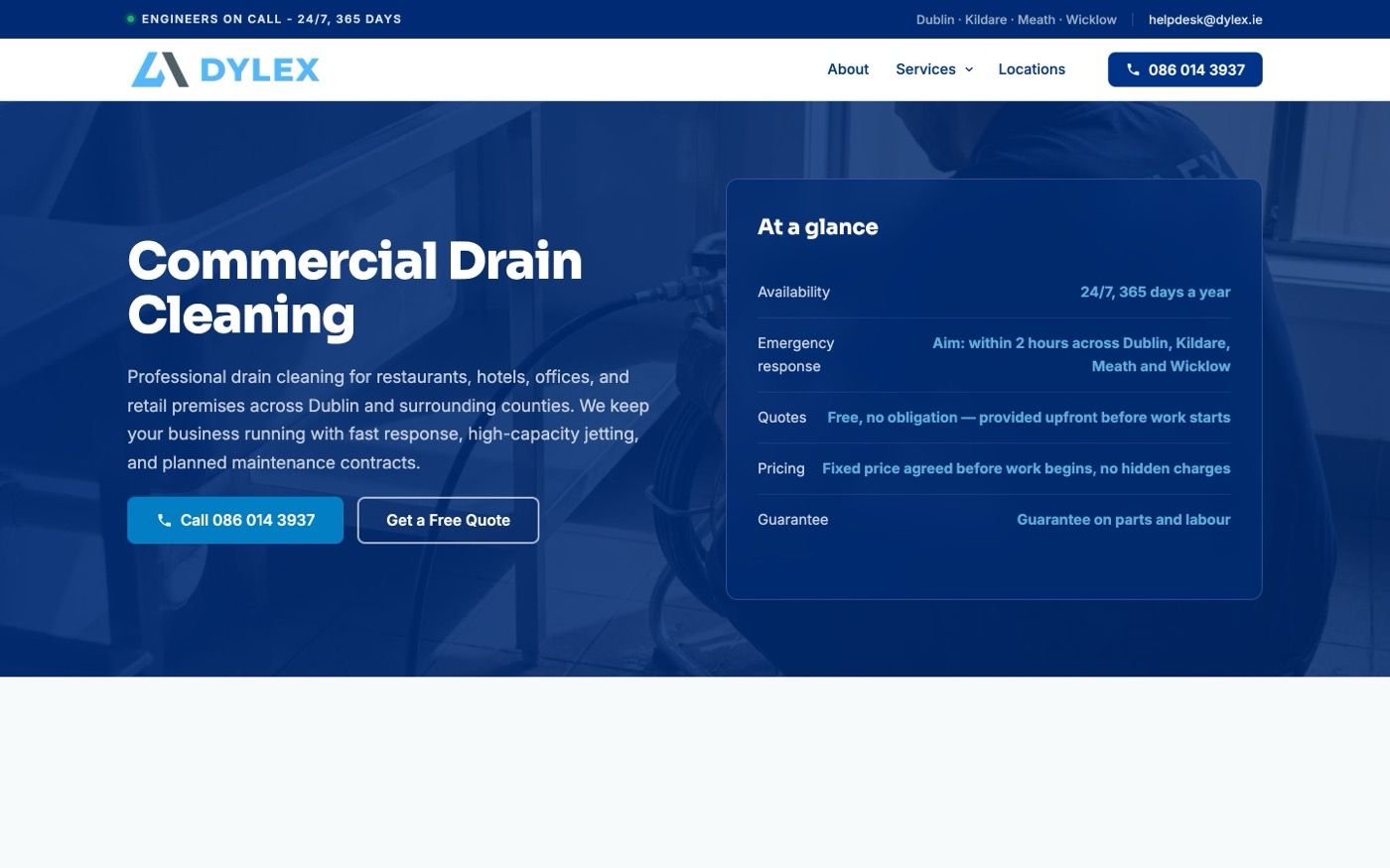 New Dylex service page