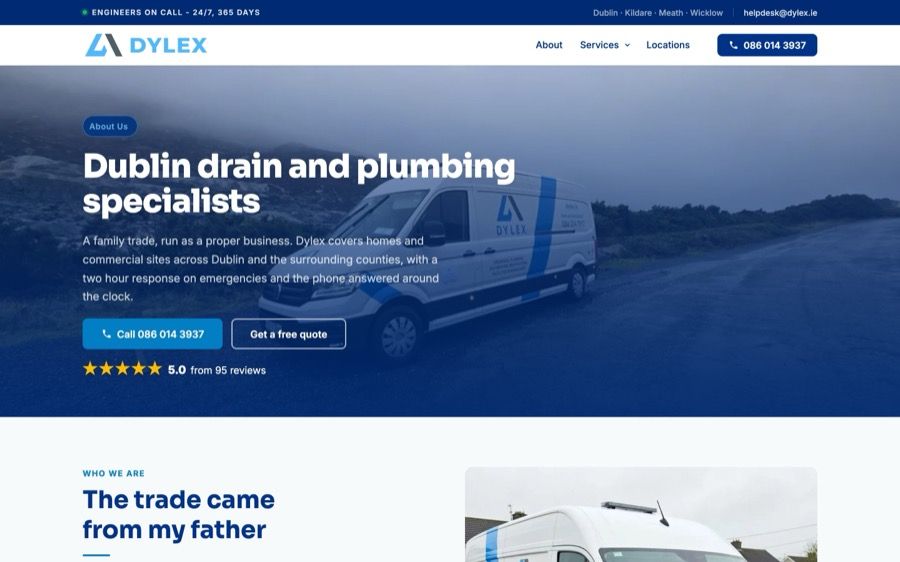 New Dylex about page