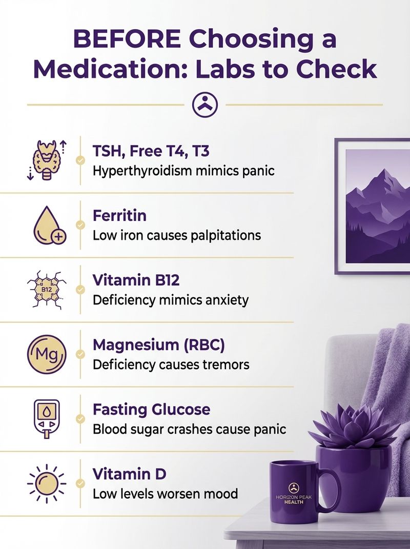 wellbutrin vs ssris lab checklist