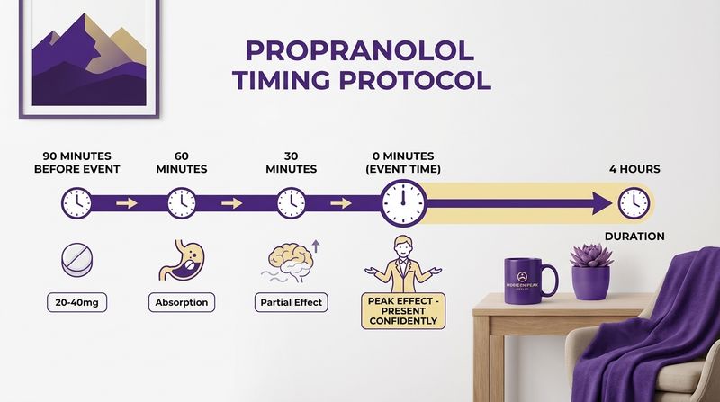 propranolol timing protocol visual
