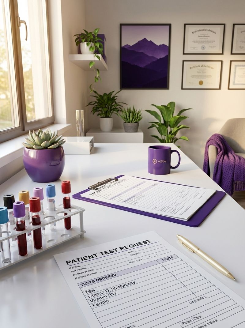 medical lab testing blood vials diagnostic psychiatry