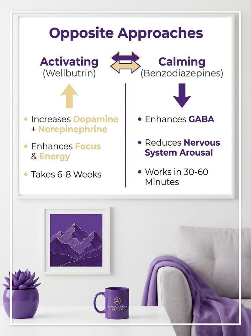 activating vs calming mechanism comparison