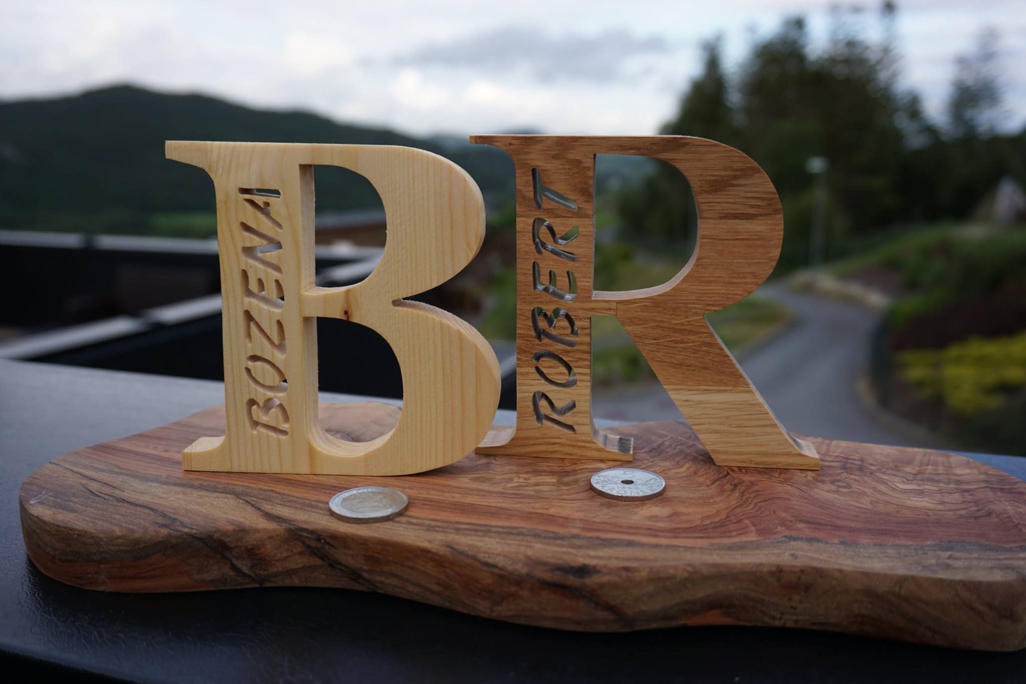 wood letters