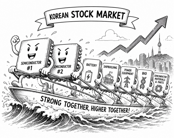 The Era of Semiconductor-Only Rallies Is Over — South Korea's Stock Market Is Changing Colour