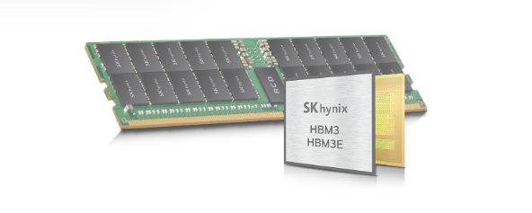 SK Hynix DRAM modules and HBM3E