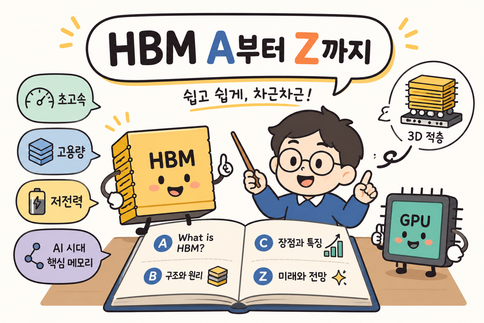 HBM 완전정복 — 개념부터 수혜주까지