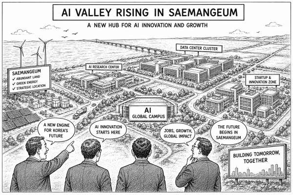 Born from Reclaimed Land: The AI Valley Rising in South Korea