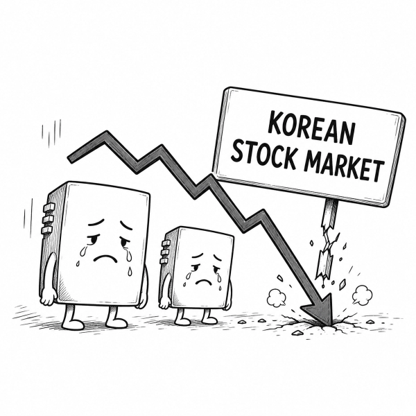 South Korea's stock market has fallen faster this month than during the Asian financial crisis — what investors should do now