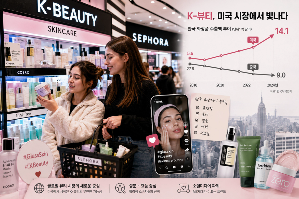 K-beauty pivots from China to America