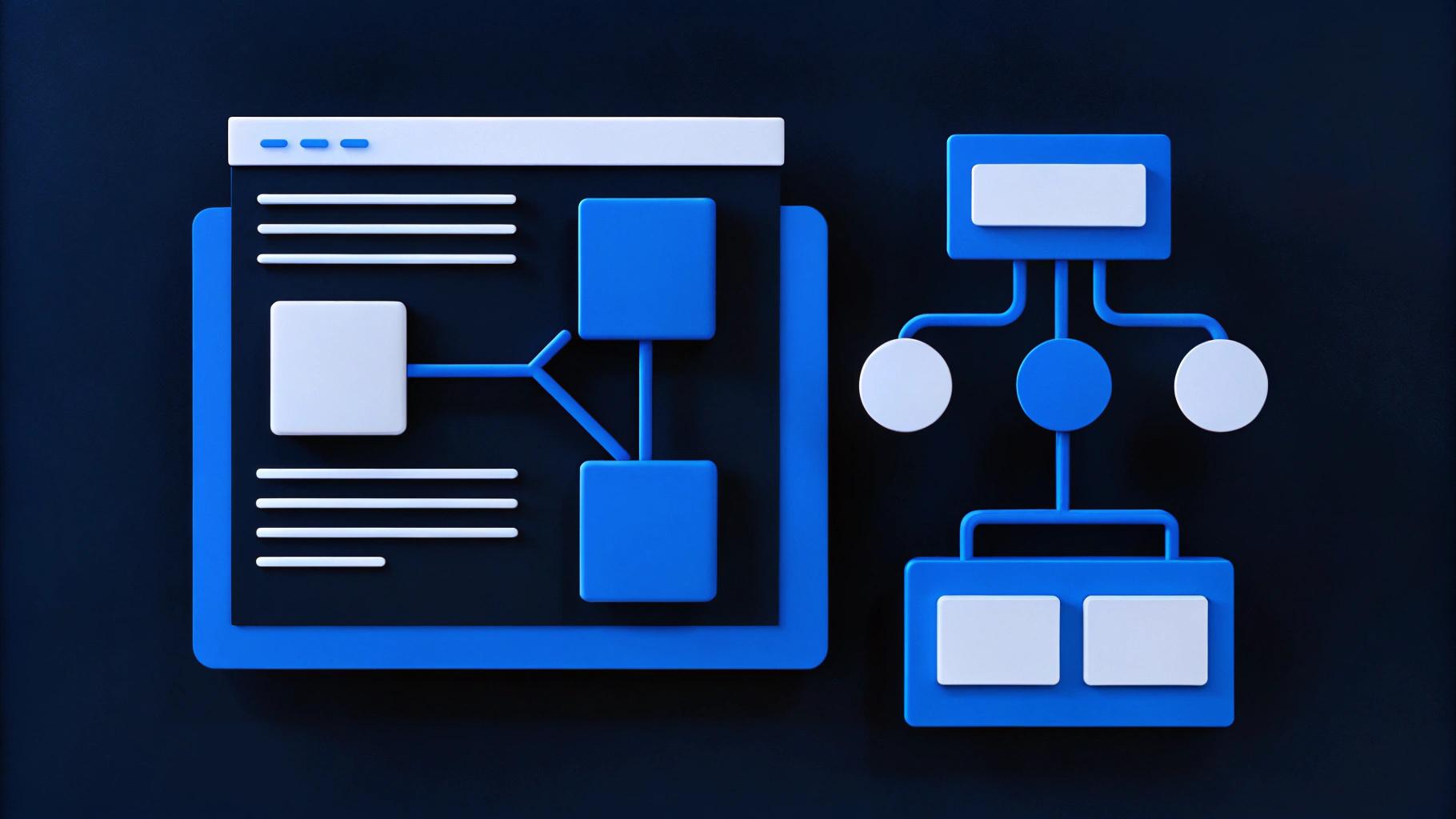 image of a website being redesigned